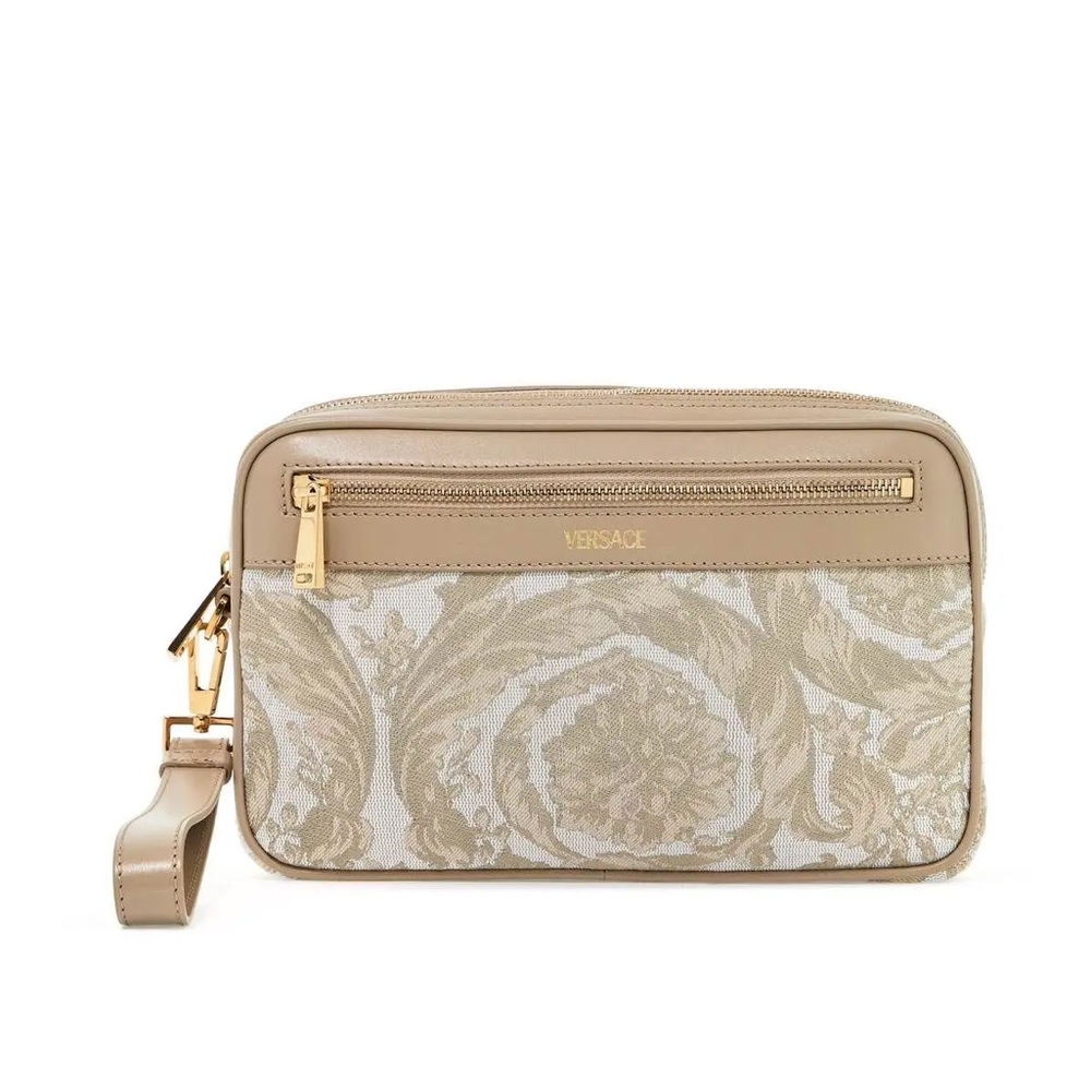 BNWT Versace Baroque Jacquard Wristlet Clutch! - Picture 1 of 5